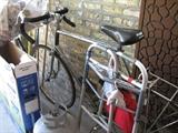 PANASONIC 10-speed bicycle, handicapped walker, propane tank