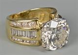 5.06 carat diamond ring, GIA report included