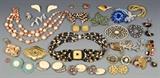 Several lots of signed costume jewelry