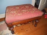 Needlepoint ottoman