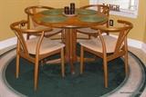 Danish Farso Stolefabrik Teak Dining Table/4 chairs