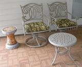 One of two identical sets..