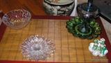 Tiffany Studio Bowl, Smith Glass etc