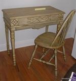 Leavenworth Desk antique re purposed unopened