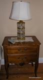 Waterford Lamp on Ethan Allen Nightstand