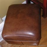 Hancock and Moore Footstool in Leather