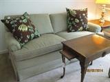 Stickley sofa, matching loveseat available.  Tea table in front.