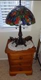 Rimu Bedroom Set, Tiffany Type Lamps