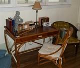 Rattan Desk and Chair