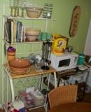 Baker Stand with Wine Rack in the bottom