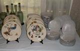 Norman Rockwell Plates by Gorham Fine China and Joniece Frank Plates by Frankoma (we have around 100 of these plates)