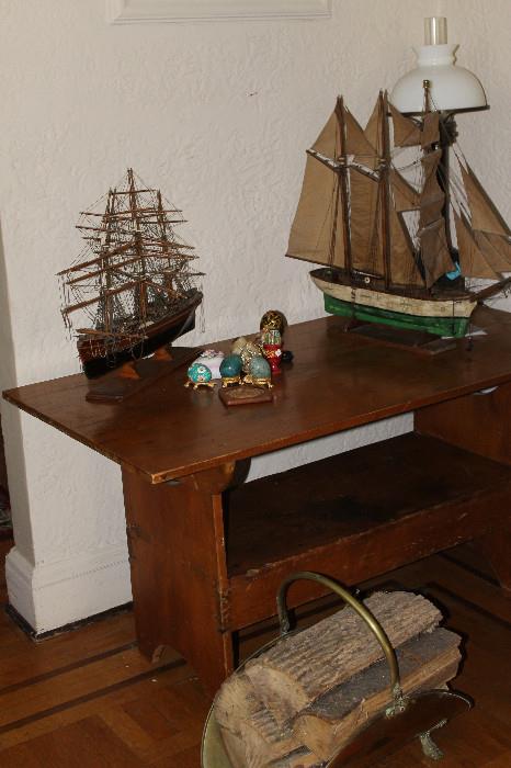 Vintage ships and collectables