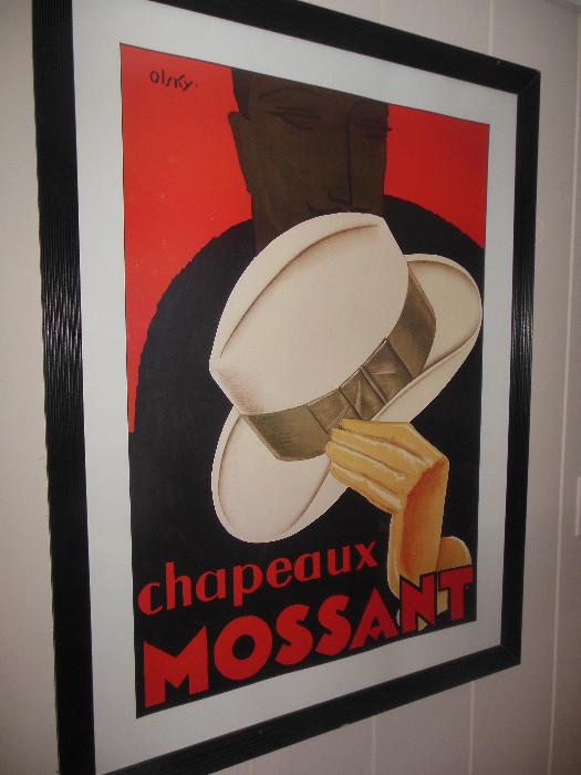 French Poster Framed