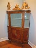 INVENTORY NO. 27.  LOUIS XV STYLE CABINET UPPER PORTION GLASS