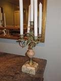 ALABASTER CANDLEABRA