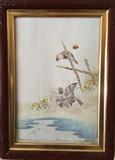 Antique Framed Chinese Tiles