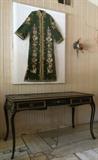 Framed Turkish Robe, Bureau Plat, Venetian Leather Mask