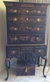 Chinoiserie Chest on Legs