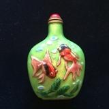 Koi Decorated Snuff Bottle