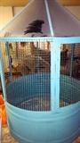 Very Large Handcrafted Cage...Perfect for birds or large lizard.  Big enough to walk into.