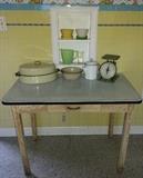 Enamel work table