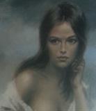 Beautiful semi- nude girl