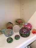 Millefiori and other paperweights