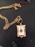 Masonic double locket
