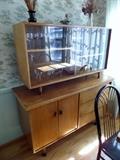 Heywood Wakefield china hutch