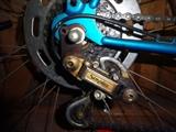 Photo 3 of 3: A blue ten speed bicycle made by Peugot