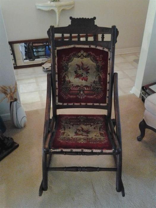 Eastlake Folding Quilters Chair.  Amazing condition!
