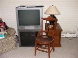 Eastlake side chair. TV and Stand