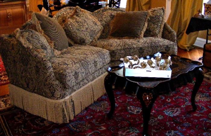 Tapeatry Sofa with fringe