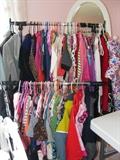 One Clothing rack with newer childrens clothing. Many with original tags