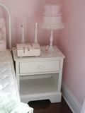 White nightstand