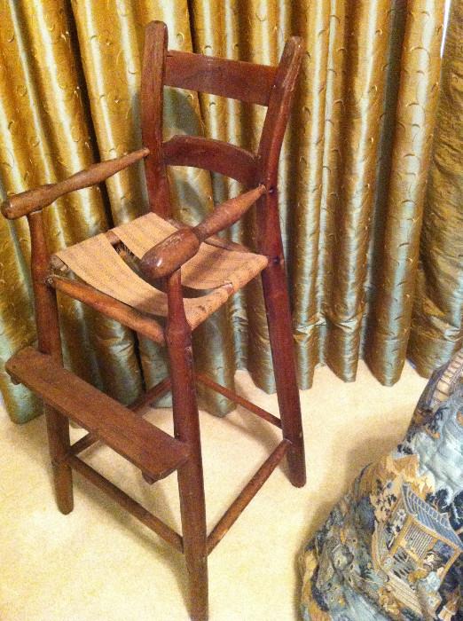                               antique junior chair