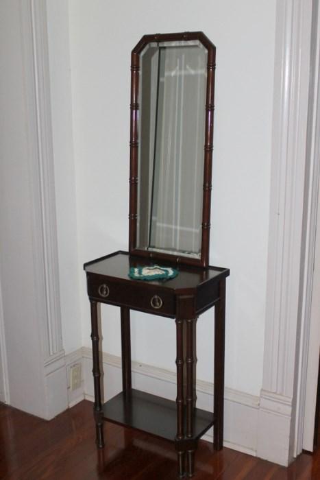 Hall Mirror and table