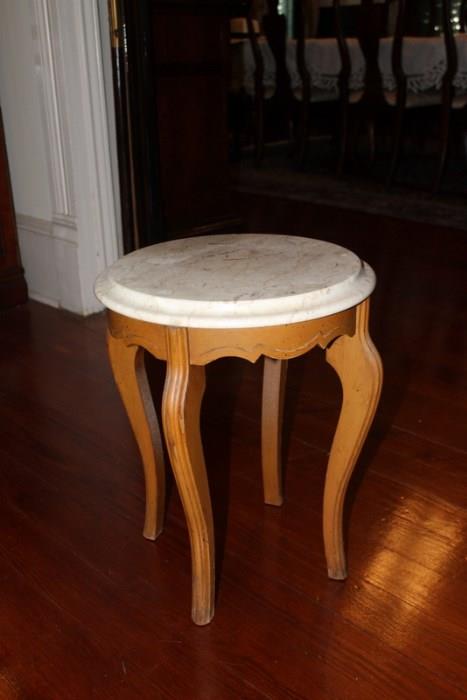 Small Round Marble Top Table