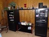 Stereo Component System.  Aiwa.  Television Stand, Cabinet unit 