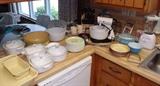 Osterizer Blender, Vintage Sunbeam Mixer, Pyrex, Corning Ware, etc.
