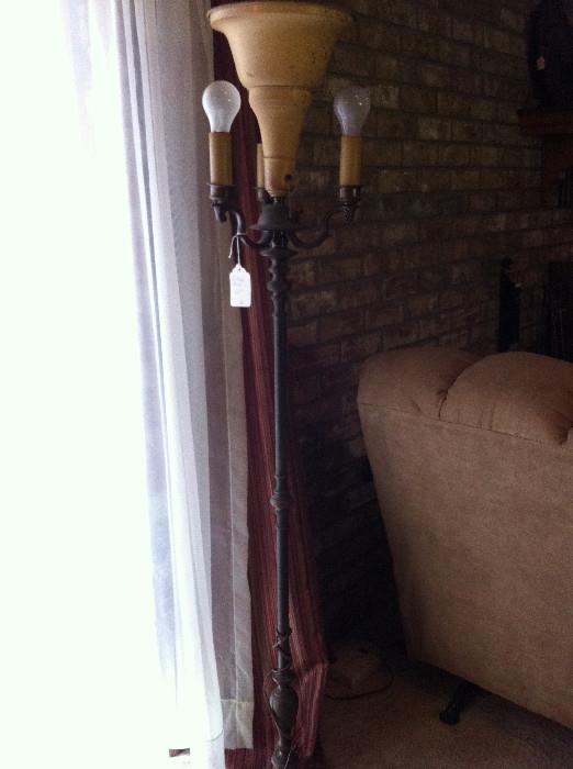                                extremely old floor lamp