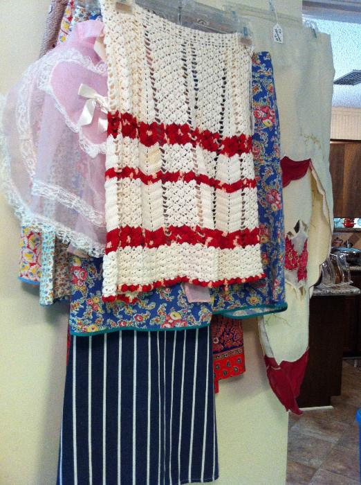                                variety of aprons