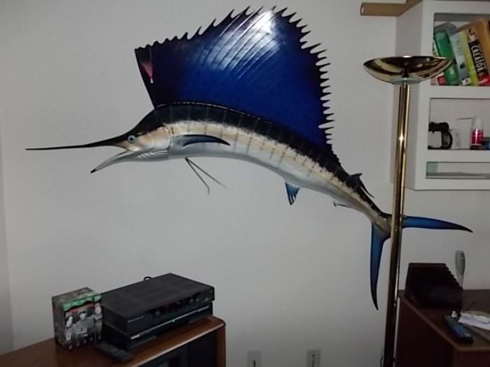 Large Mounted Sailfish