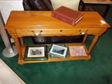 Oak library table