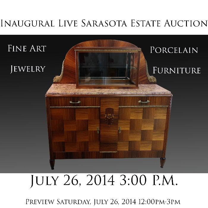 Inaugural Live Sarasota Estate Auction