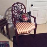 Spider back chair by Ethan Allen