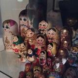 Extensive Collection of Russian Nesting Dolls