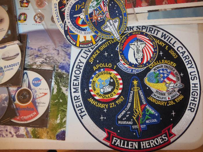 NASA Fallen Hero's 12 inch Jacket Patch