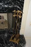 Fireplace tool set