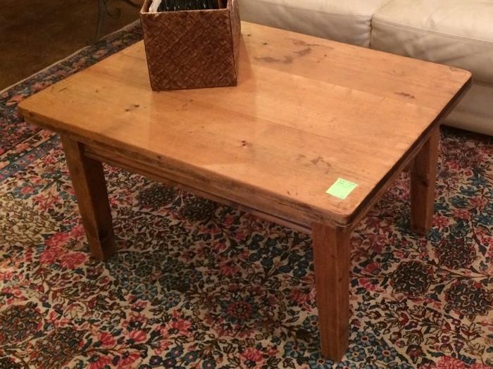 Pine children's table or coffee table.